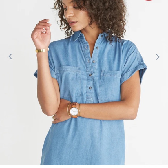 Marine Layer Daisy Chambray Tunic - Picture 3 of 15